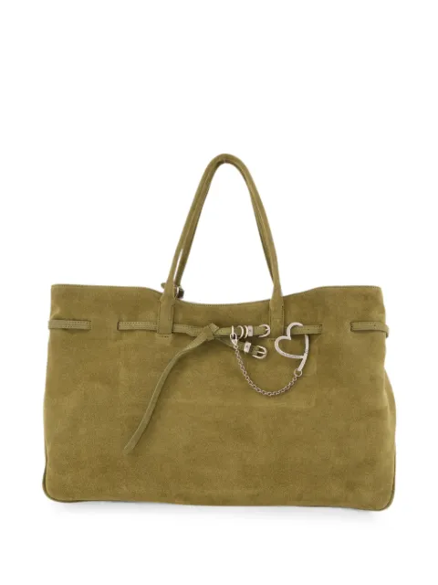 Marge Sherwood Grandma Used Xl suede tote bag