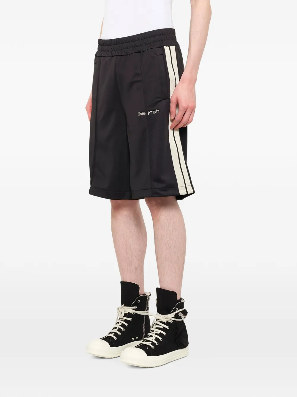 Palm Angels サイドストライプ ショートパンツ | ブラック | FARFETCH JP