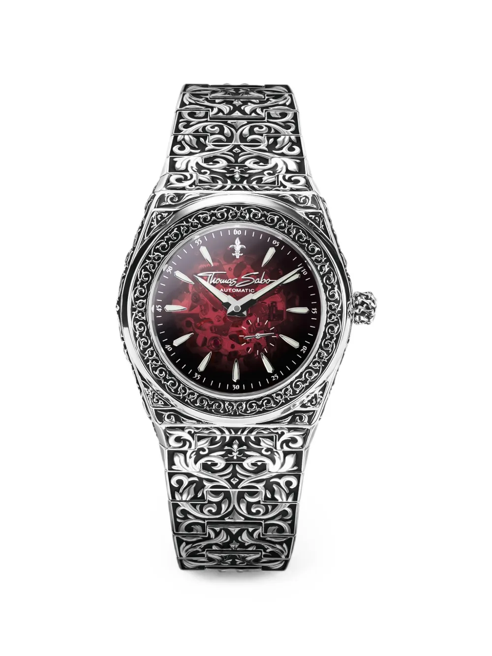 Thomas Sabo Orologio Rebel at Heart Revive 42mm - Rosso