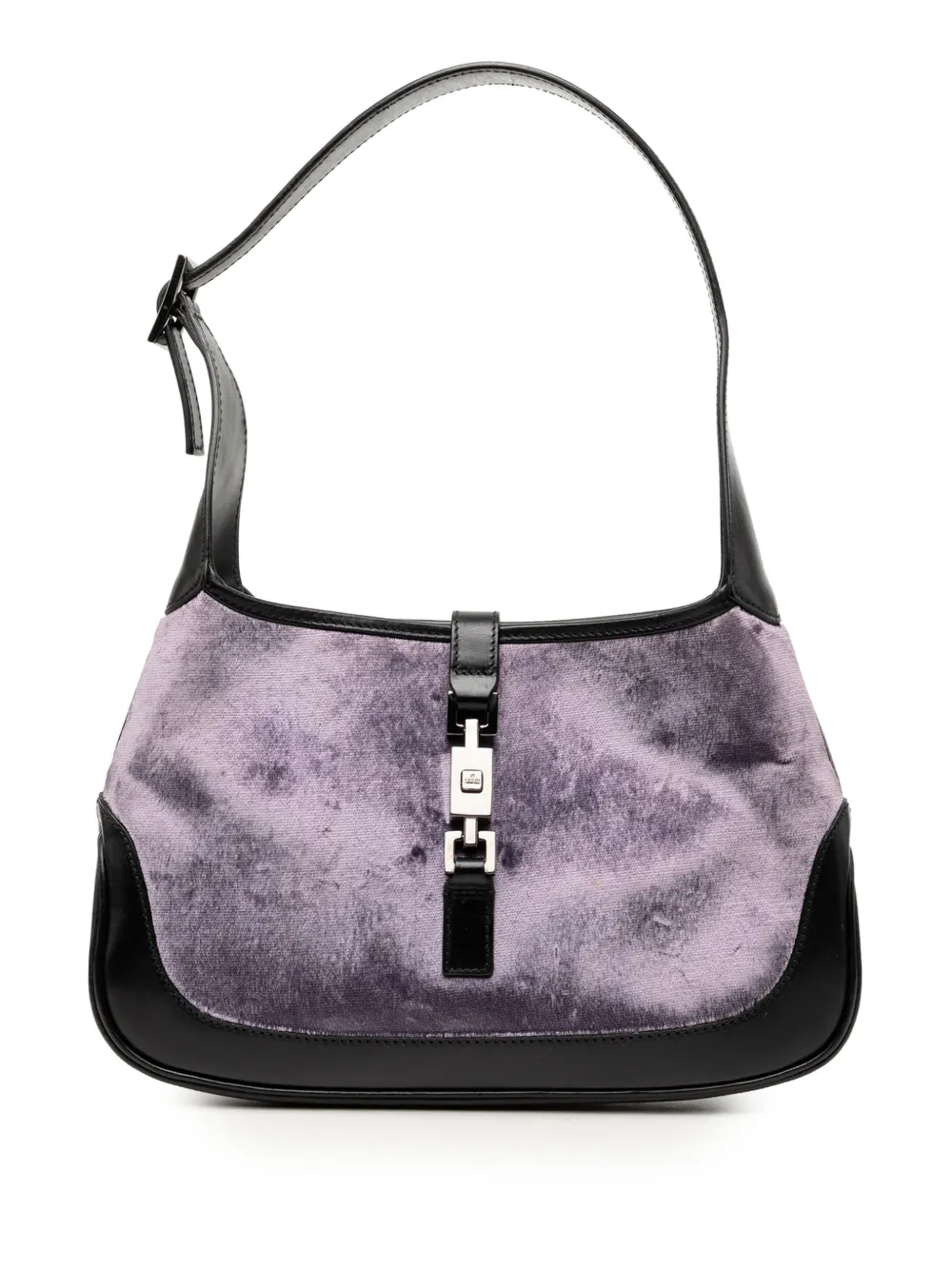Gucci Pre-Owned Borsa a spalla Jackie in velluto 2000-2015 - Viola