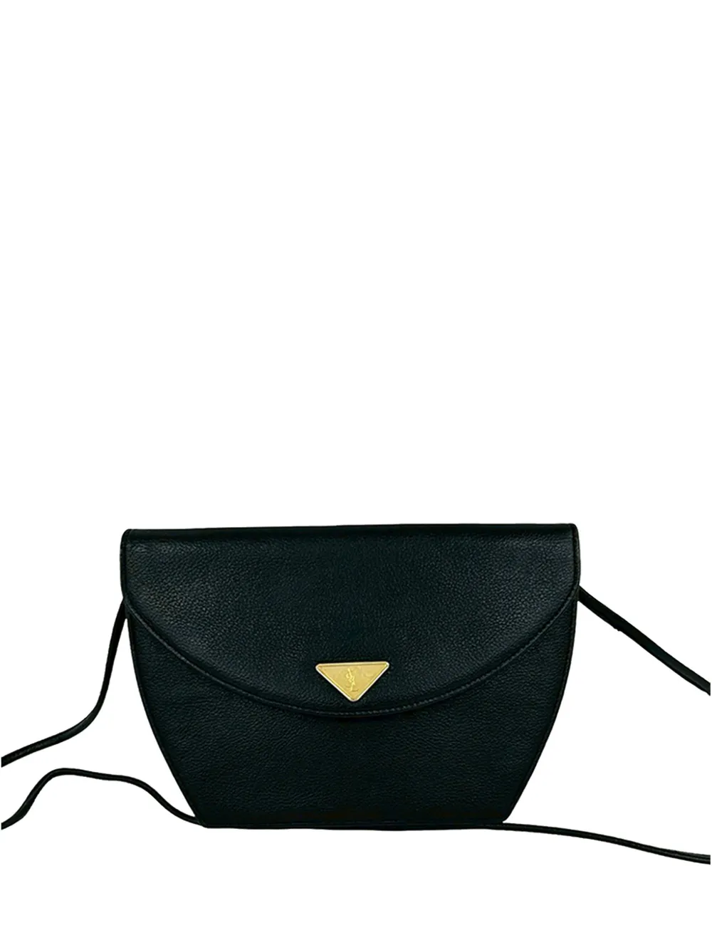 Saint Laurent Pre-Owned Borsa a tracolla in pelle di vitello 1980-1990 - Nero