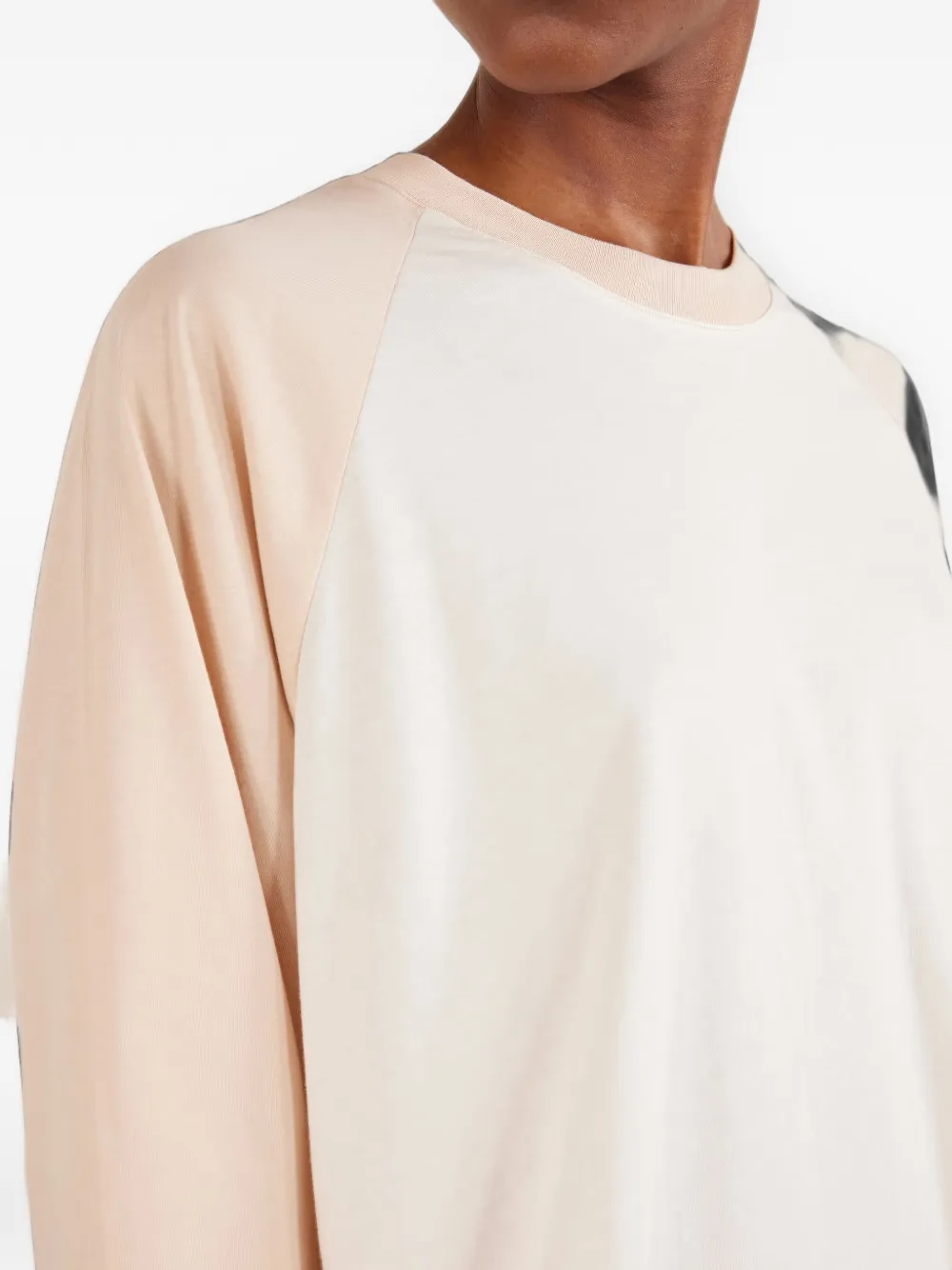 WARDROBE.NYC T-shirt met raglan mouwen Wit