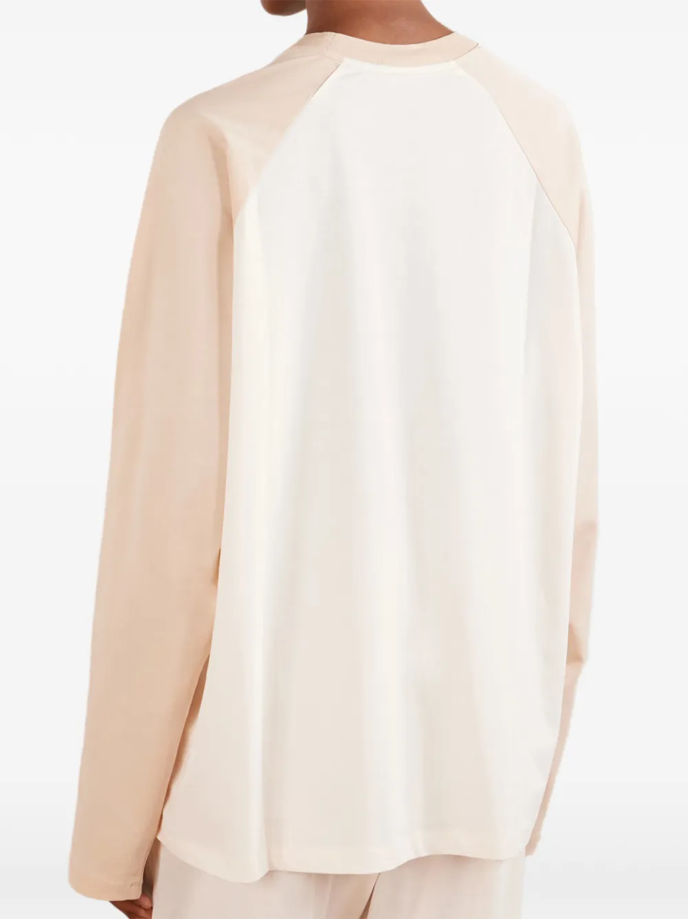 WARDROBE.NYC T-shirt met raglan mouwen Wit