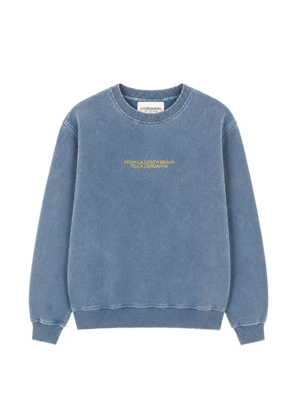 LES HÉRITIERS Roots embroidered sweatshirt - Blau