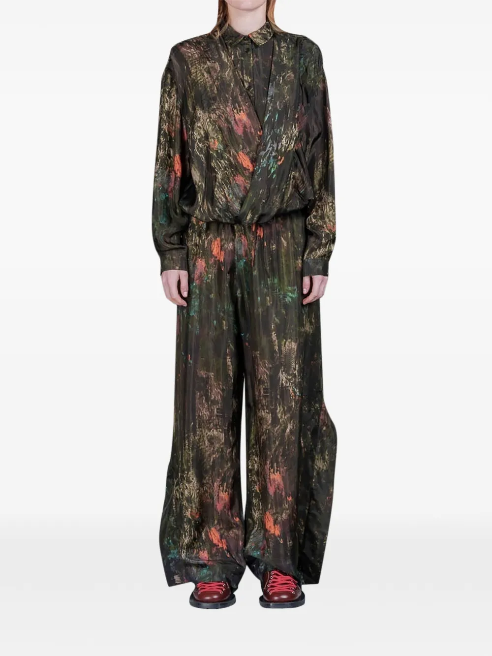 Henrik Vibskov Broek met omslag Groen
