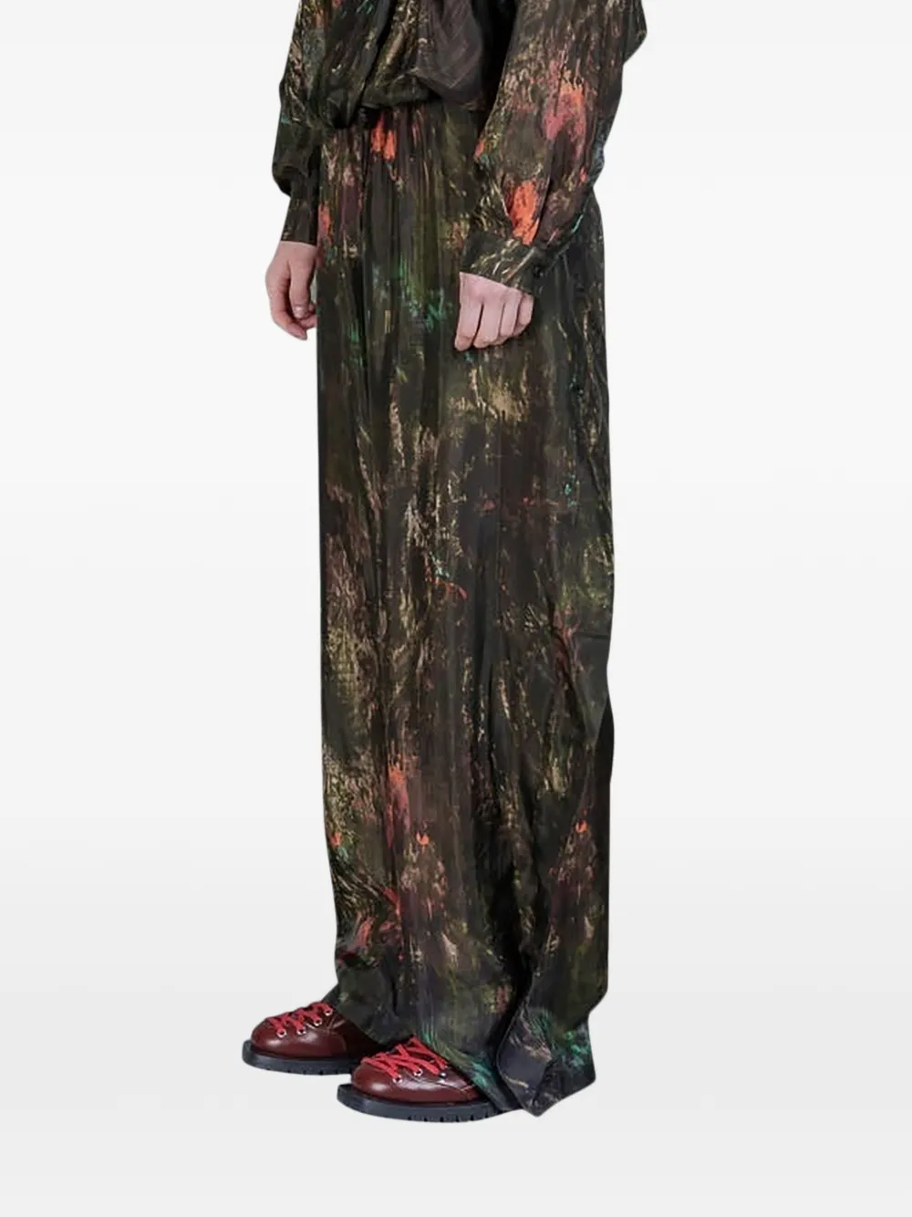 Henrik Vibskov Broek met omslag Groen