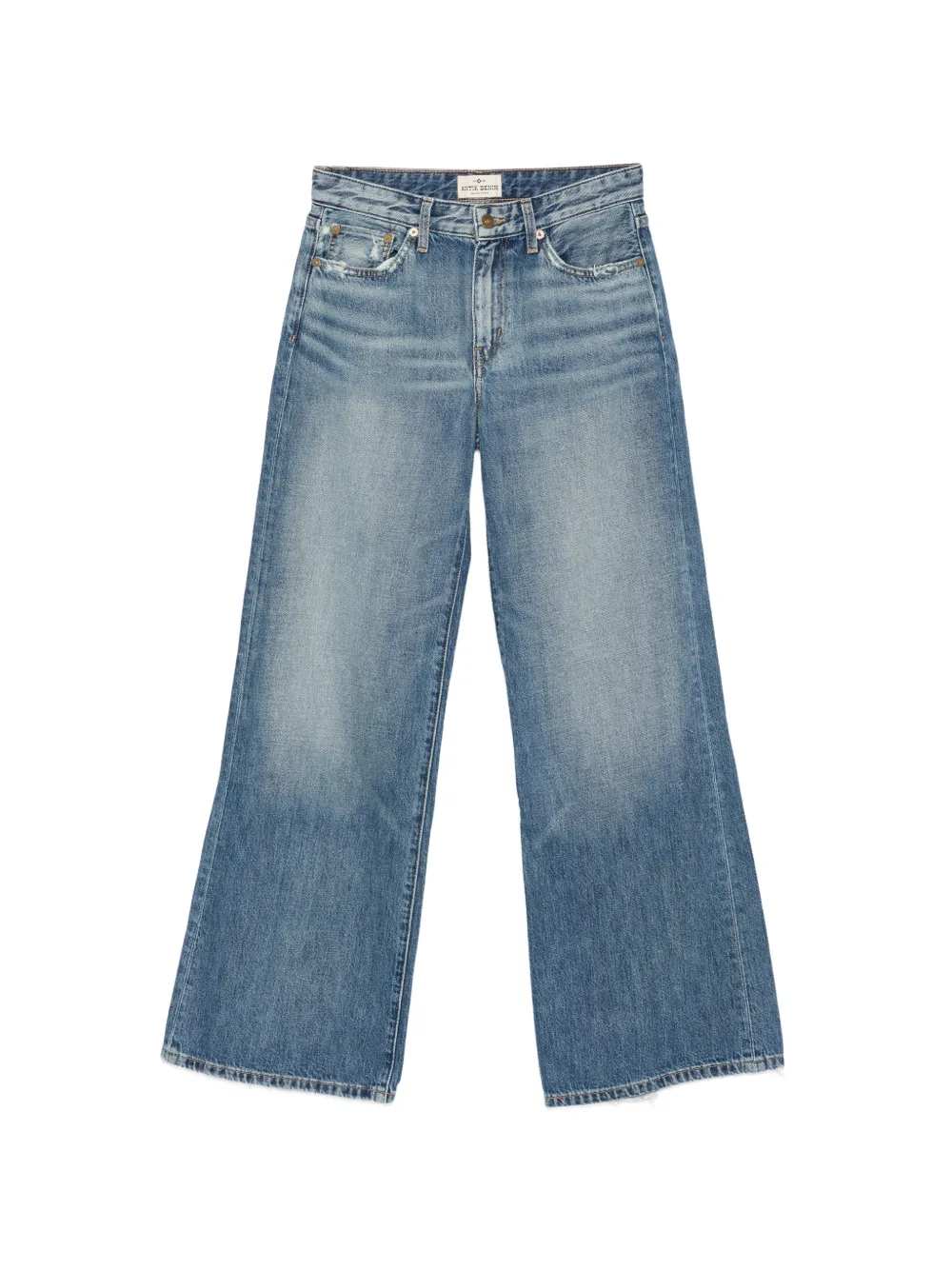 ANTIK DENIM faded wide-leg jeans - Blu