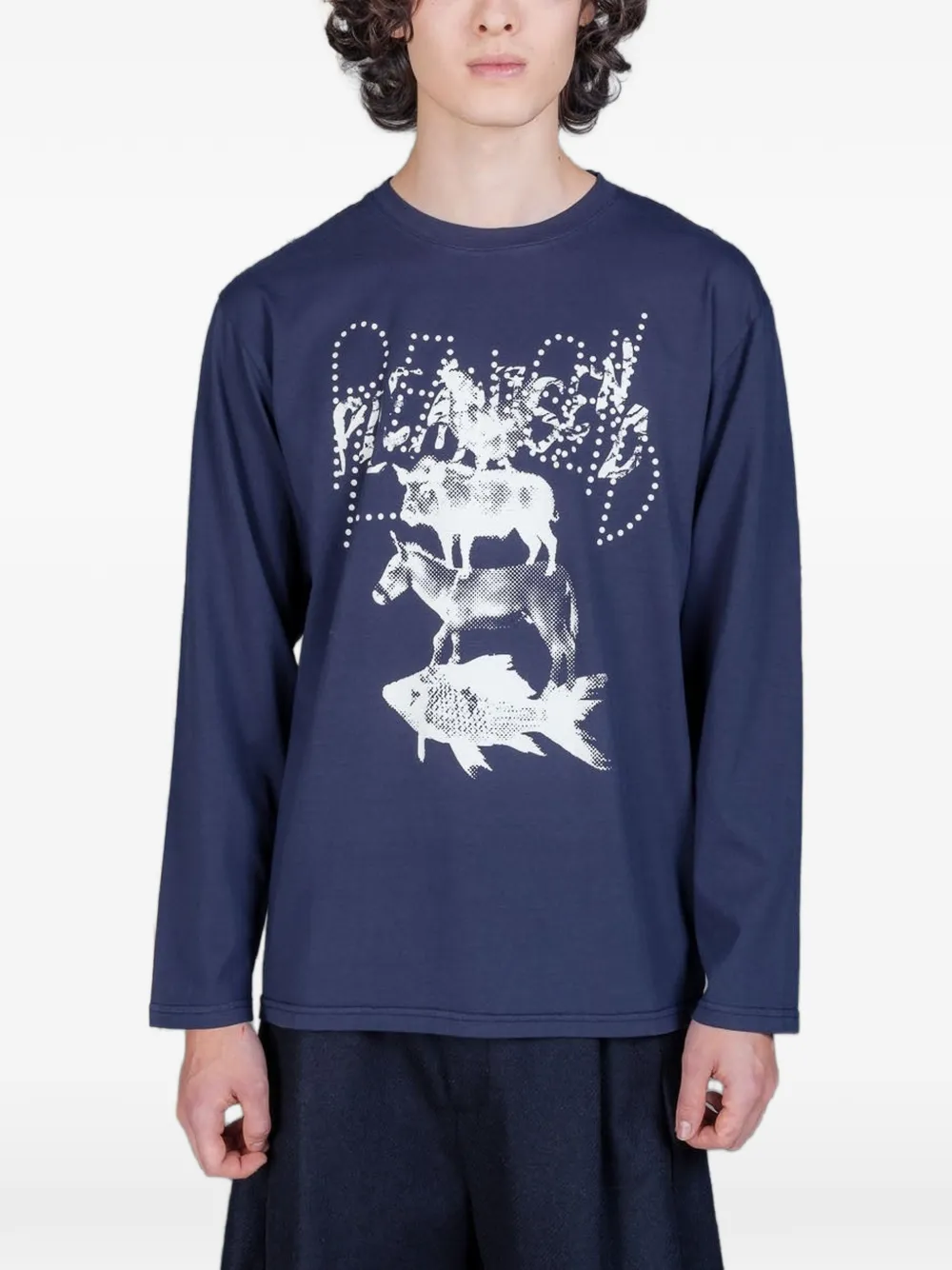 Henrik Vibskov Tower Swamp T-shirt Zwart