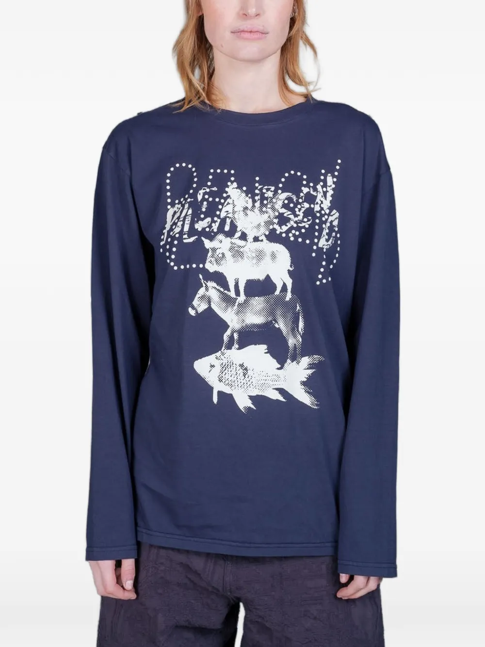 Henrik Vibskov Tower Swamp T-shirt Zwart