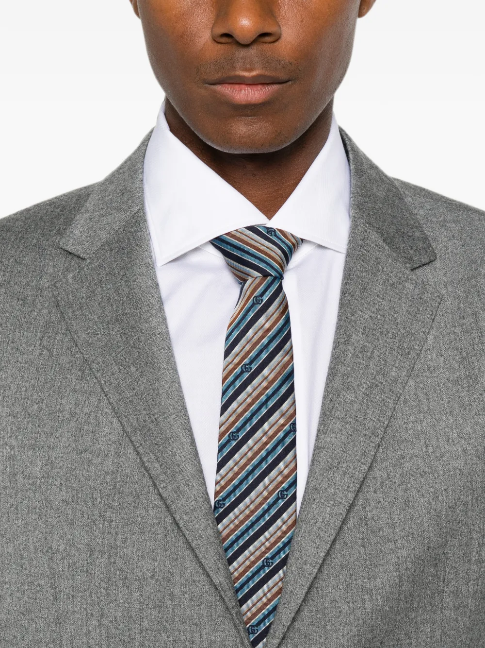 Zegna Jack met opgestikte zak en gekerfde revers Grijs