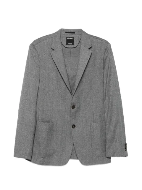 Zegna notch-lapel patch-pocket jacket