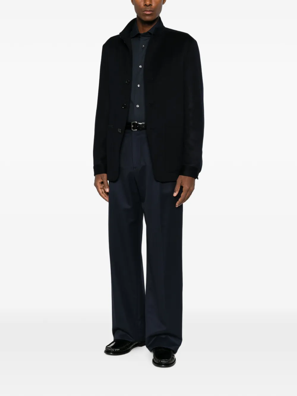 Zegna Button-down overhemd Blauw