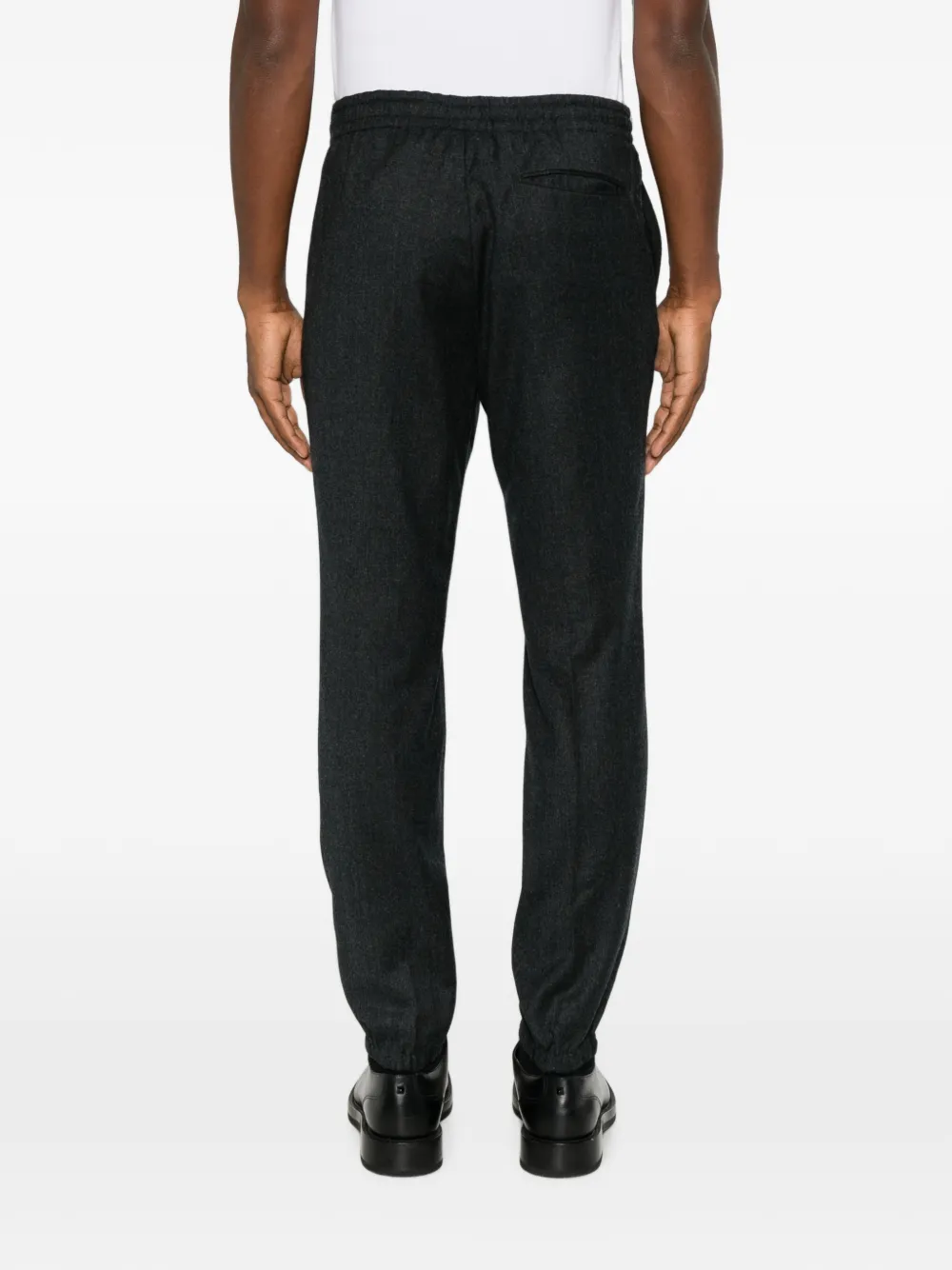 Zegna Pantalon met elastische tailleband Grijs
