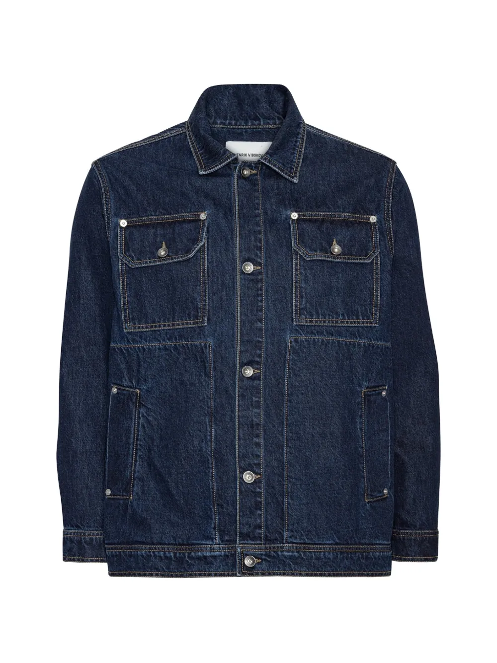 Henrik Vibskov Mads denim jacket - Blau
