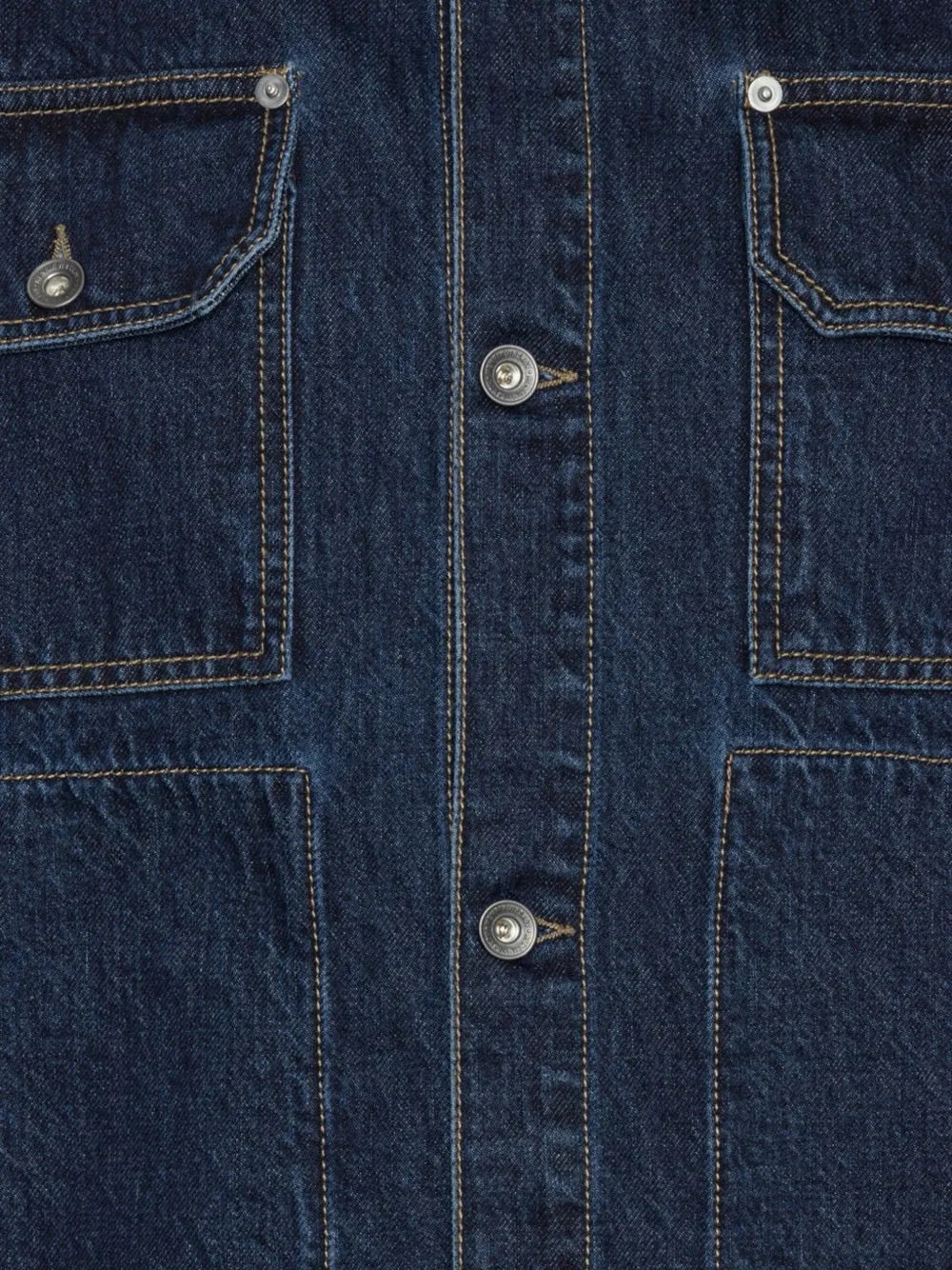 Henrik Vibskov Mads denim jacket Blauw