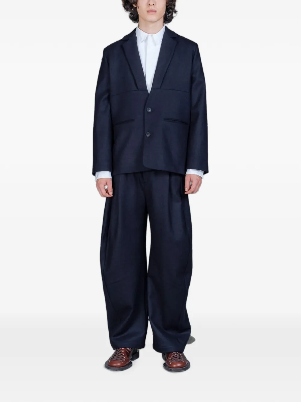 Henrik Vibskov Lonely wollen blazer Zwart