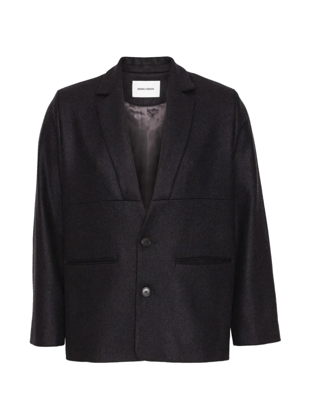 Henrik Vibskov Lonely wool blazer - Black
