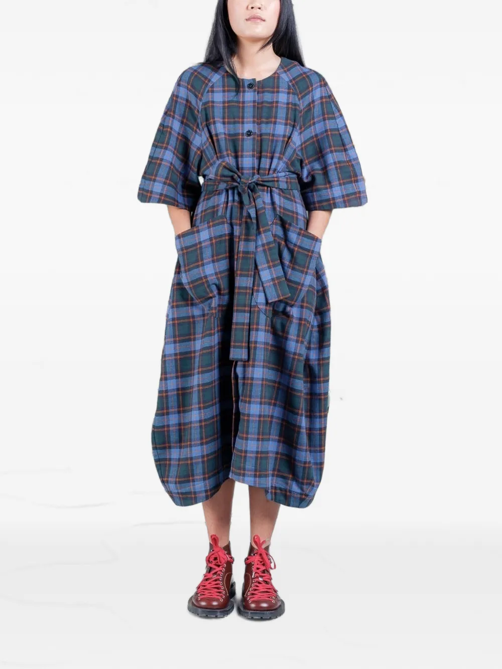 Henrik Vibskov One midi-jurk Blauw