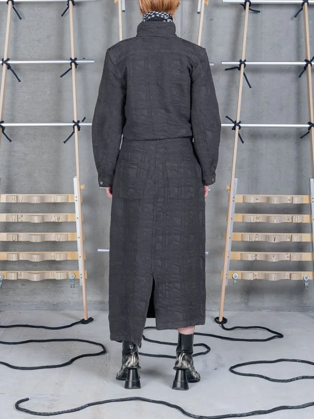 Henrik Vibskov Fly midi-rok Zwart
