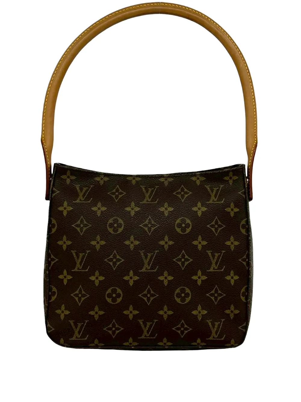 Louis Vuitton Pre-Owned Borsa a spalla Looping MM con monogramma 2003 - Marrone