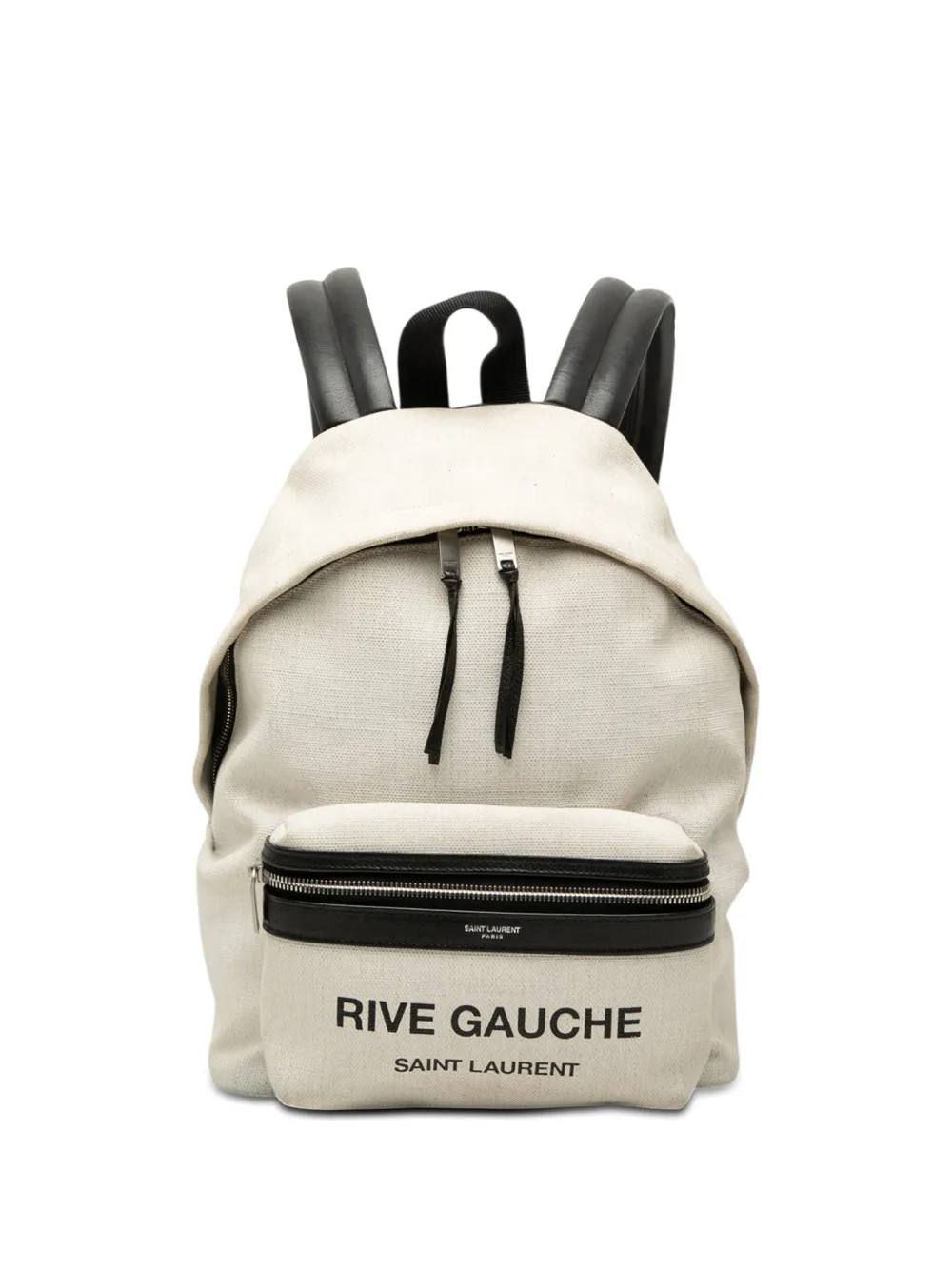Saint Laurent Pre-Owned Zaino Rive Gauche City in tela 2017 - Bianco