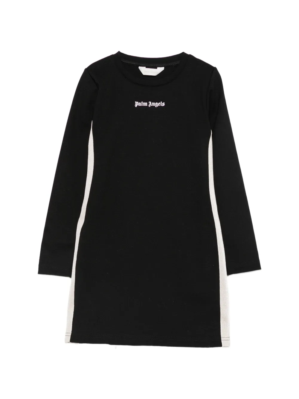 Palm Angels Kids logo-print side-stripe dress - Schwarz