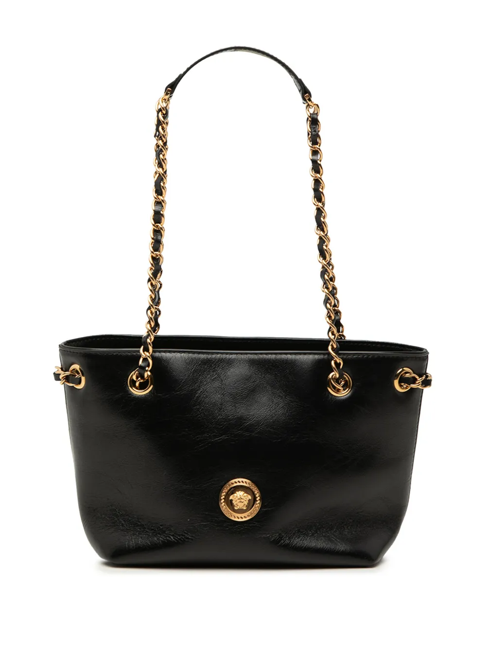 Versace Pre-Owned 2010-2026 Leather La Medusa shoulder bag - Black