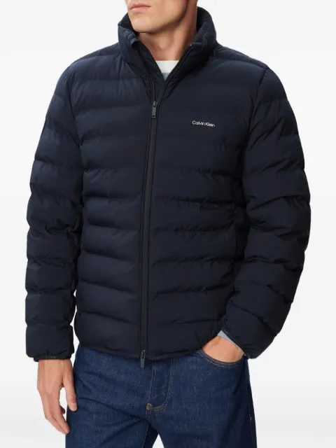 Calvin Klein quilted logo-print jacket