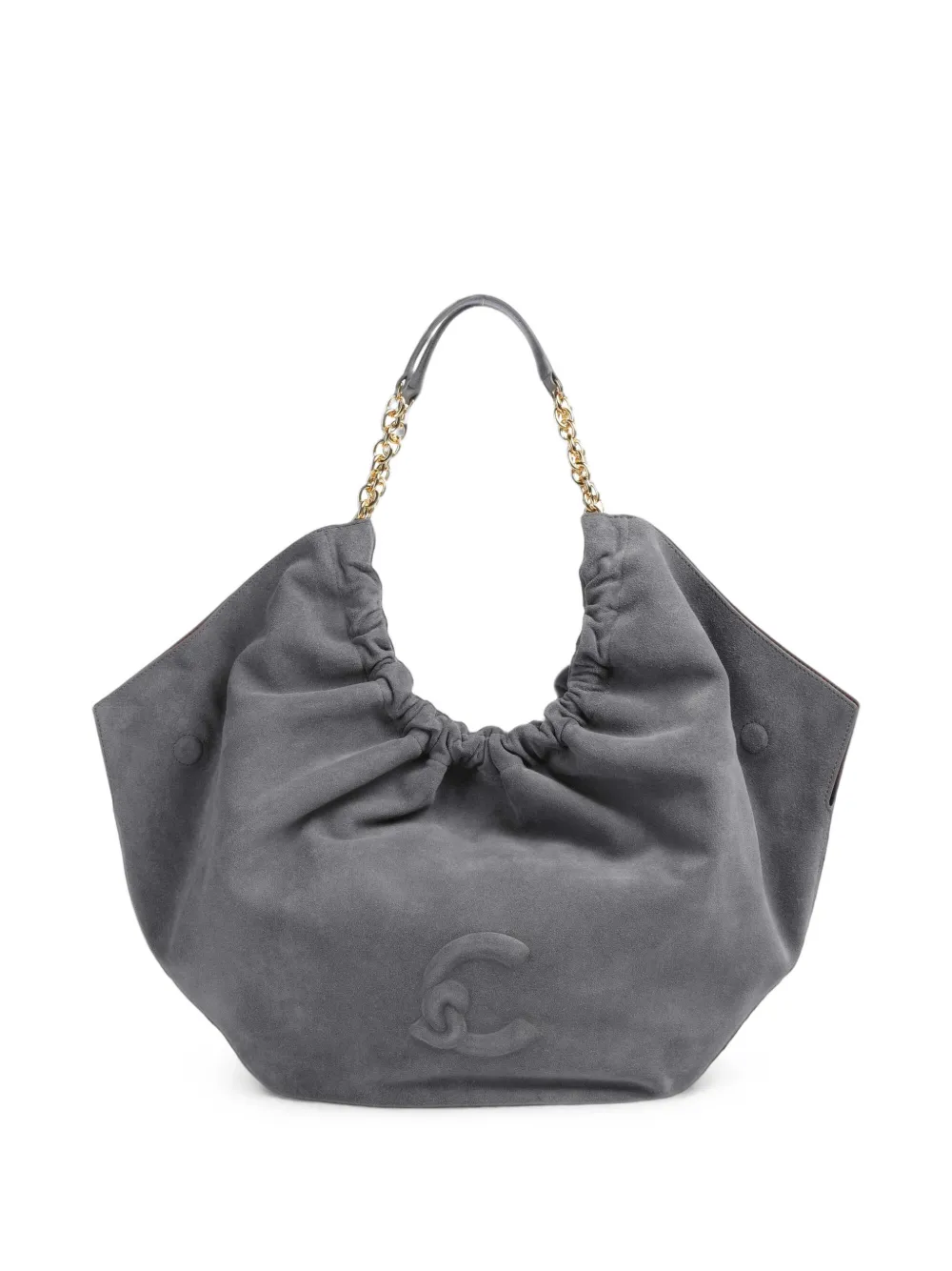 Coccinelle Smash ruched suede tote bag · OS