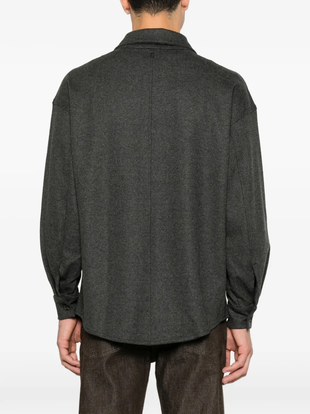 DONDUP Button-up shirtjack Grijs