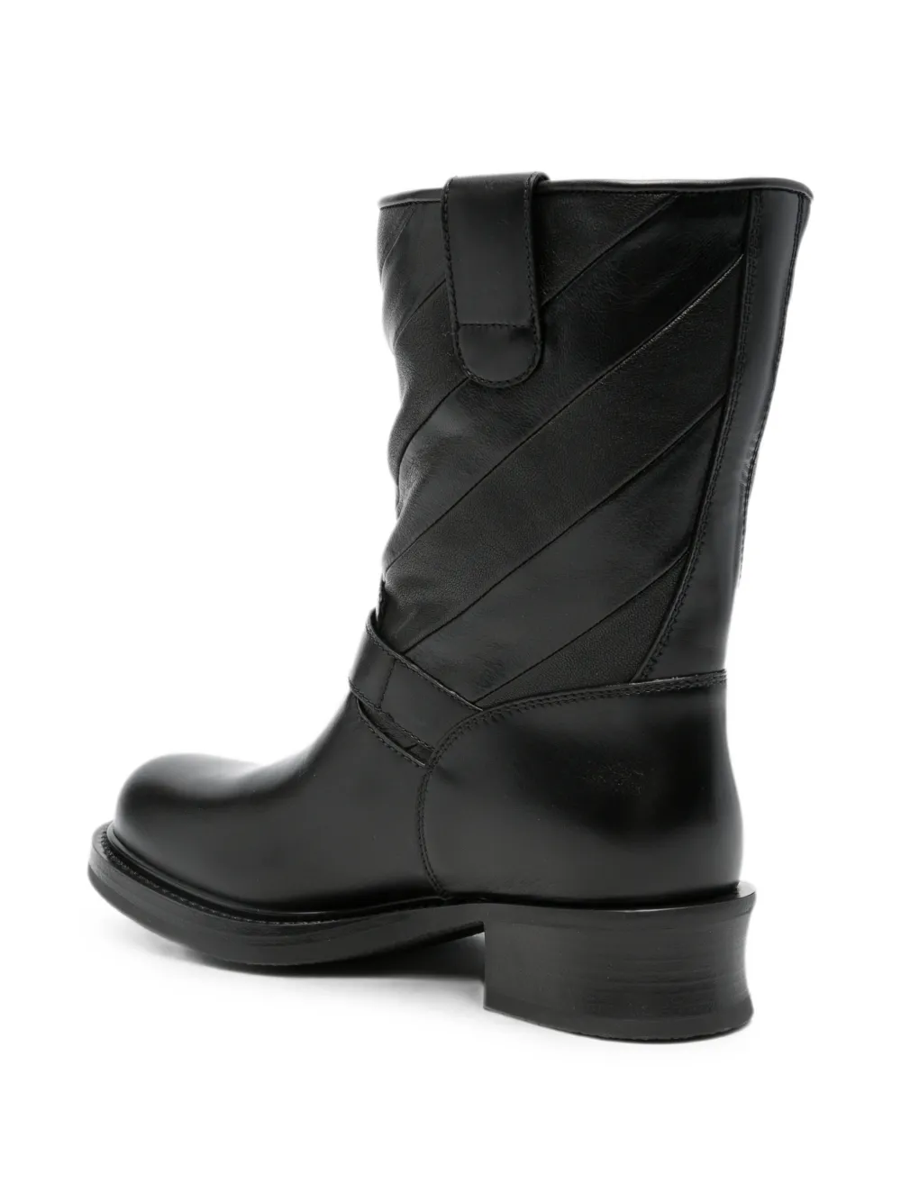 Valentino Garavani VLogo Signature buckle-fastening boots Zwart