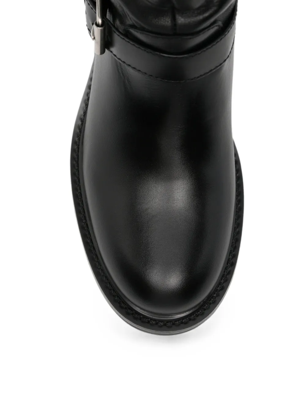 Valentino Garavani VLogo Signature buckle-fastening boots Zwart