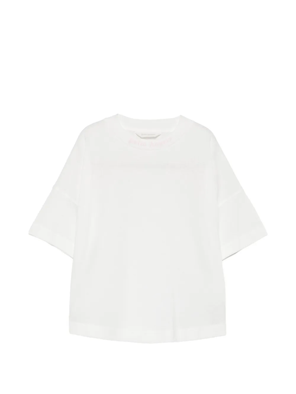 Palm Angels Kids logo-print T-shirt - Bianco