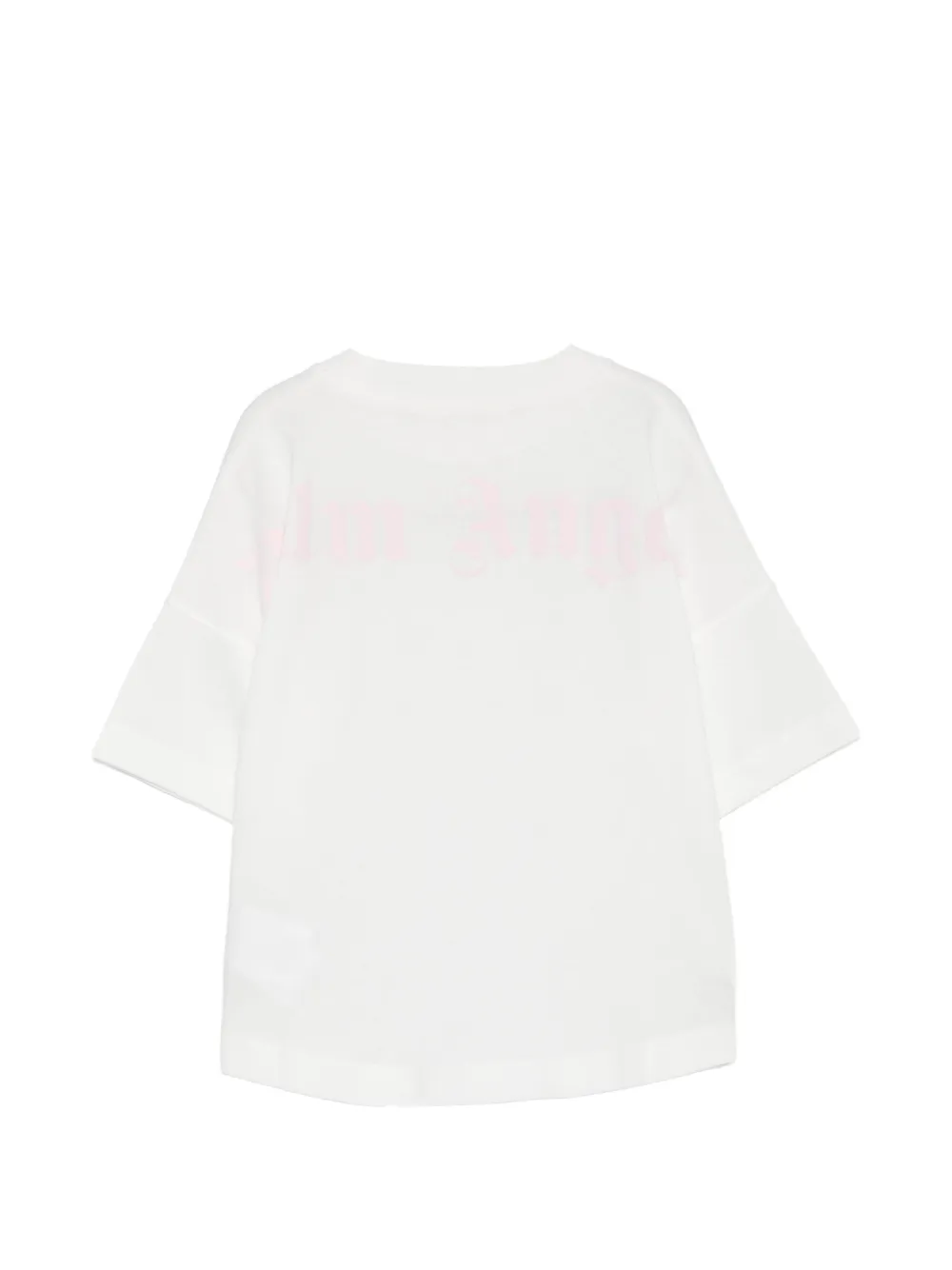 Palm Angels Kids T-shirt met logoprint Wit