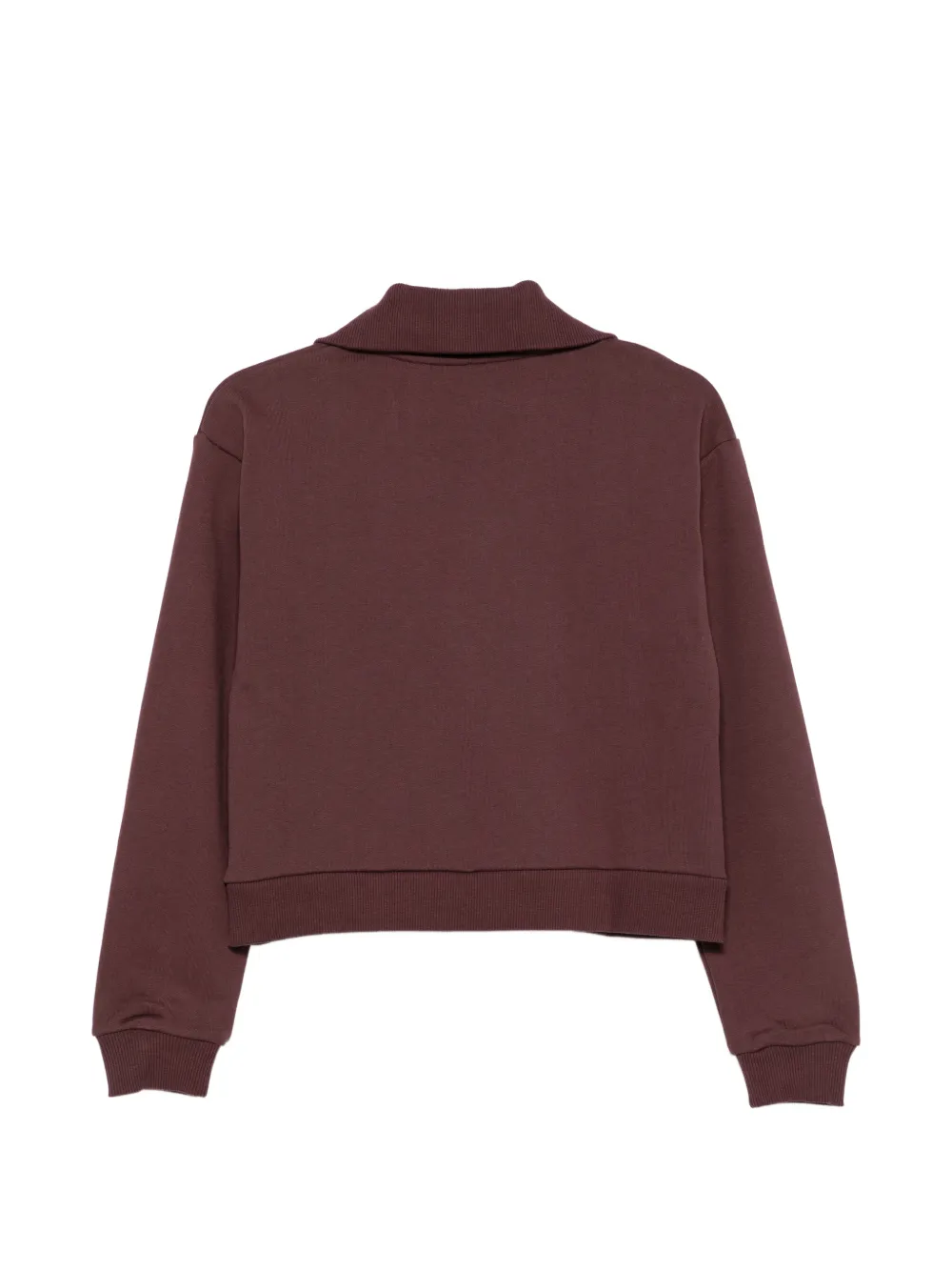New Balance Athletics Premium sweater met geborduurd logo en halve rits Rood