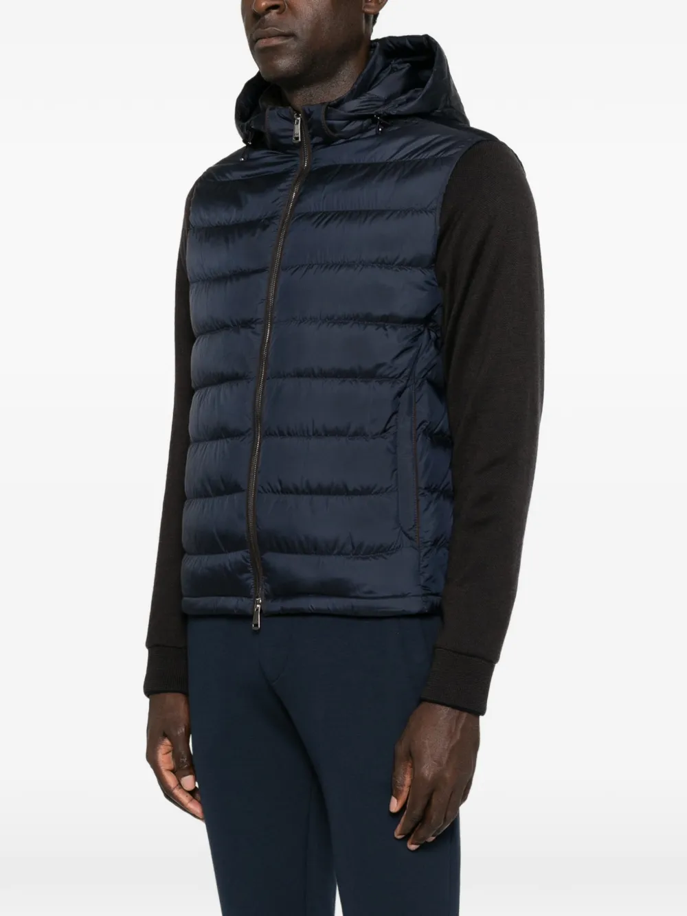 Paul & Shark Gewatteerd jack met capuchon Blauw