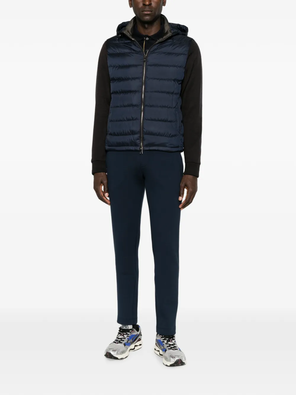 Paul & Shark Gewatteerd jack met capuchon Blauw