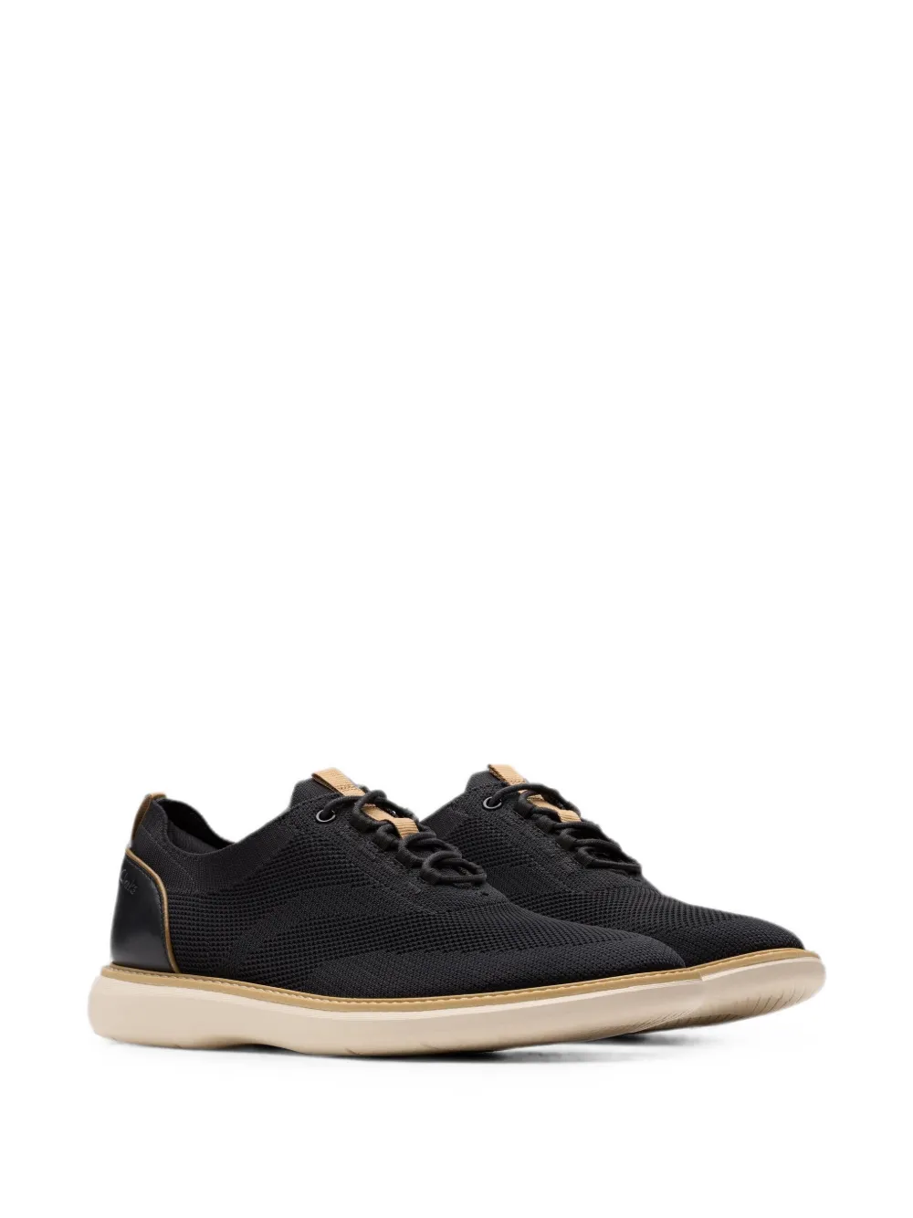 Clarks Originals Brantin knit sneakers Zwart