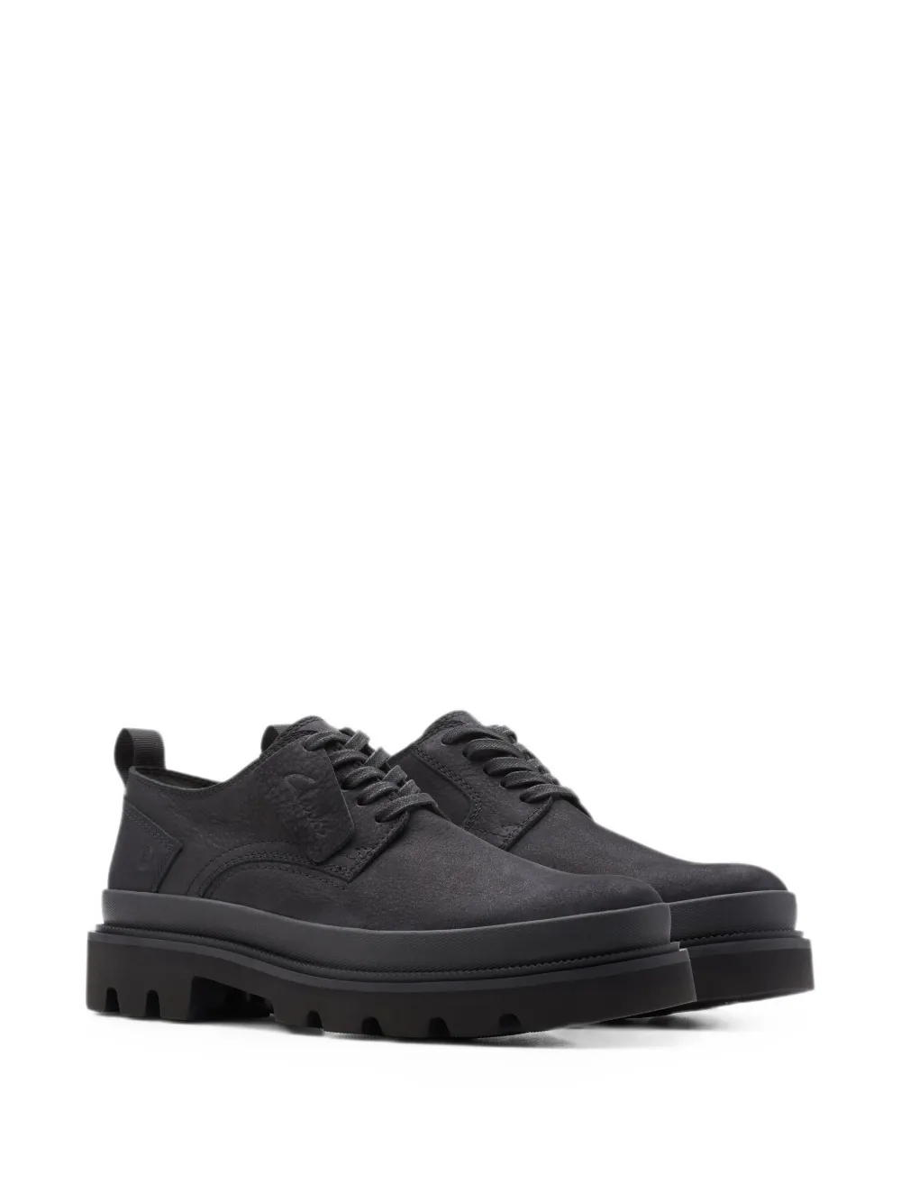 Clarks Originals Badell Lace round-toe Derby shoes Zwart