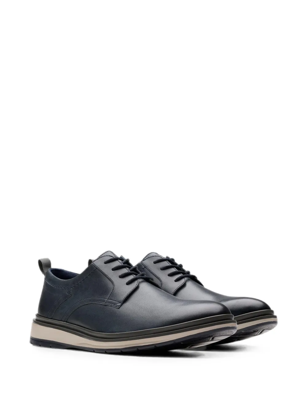 Clarks Originals Chantry Lo leren derby veterschoenen Blauw