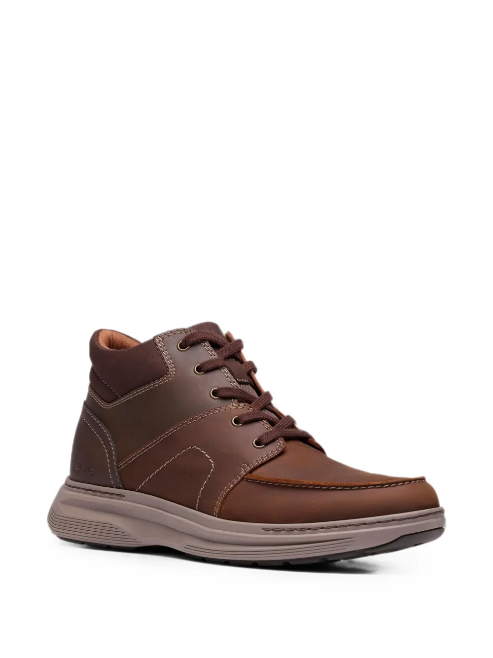 Clarks Originals Craftwell Mid leather boots Bruin