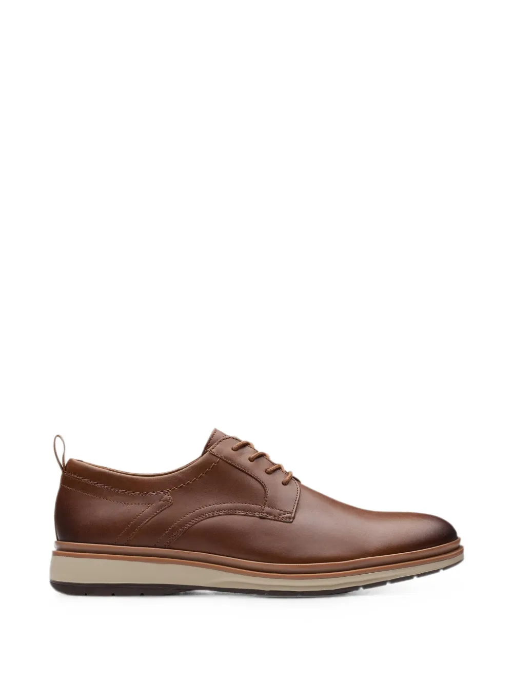 Clarks Originals Chantry Lo leren derby veterschoenen Bruin