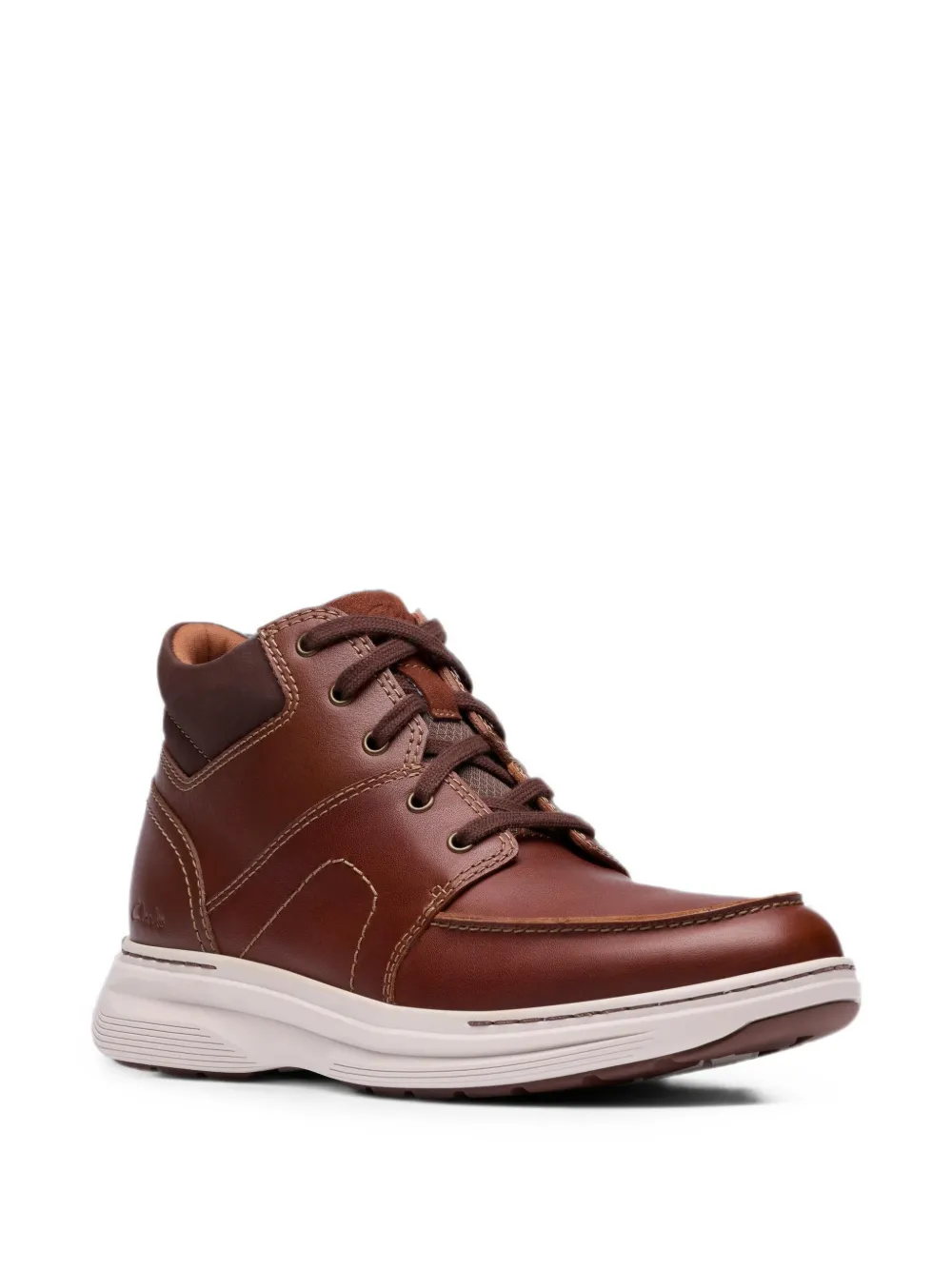 Clarks Originals Craftwell Mid leather boots Bruin