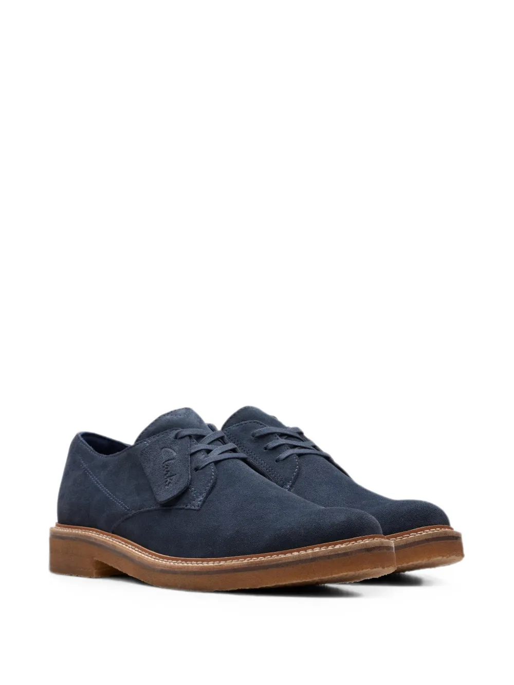 Clarks Originals Clarkdale suede Derby shoes Blauw