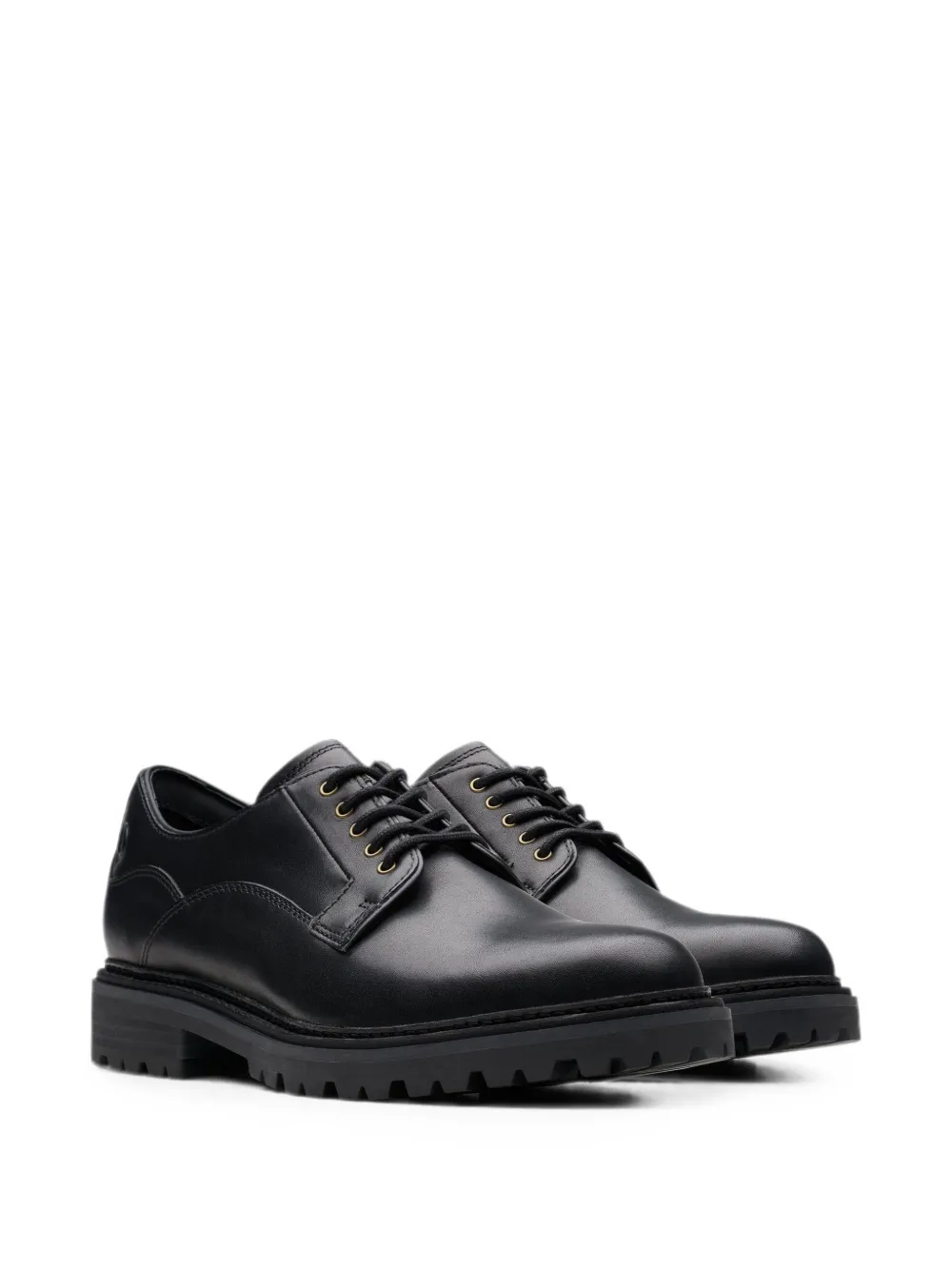 Clarks Originals Clarkridge Lo leather Oxford shoes Zwart