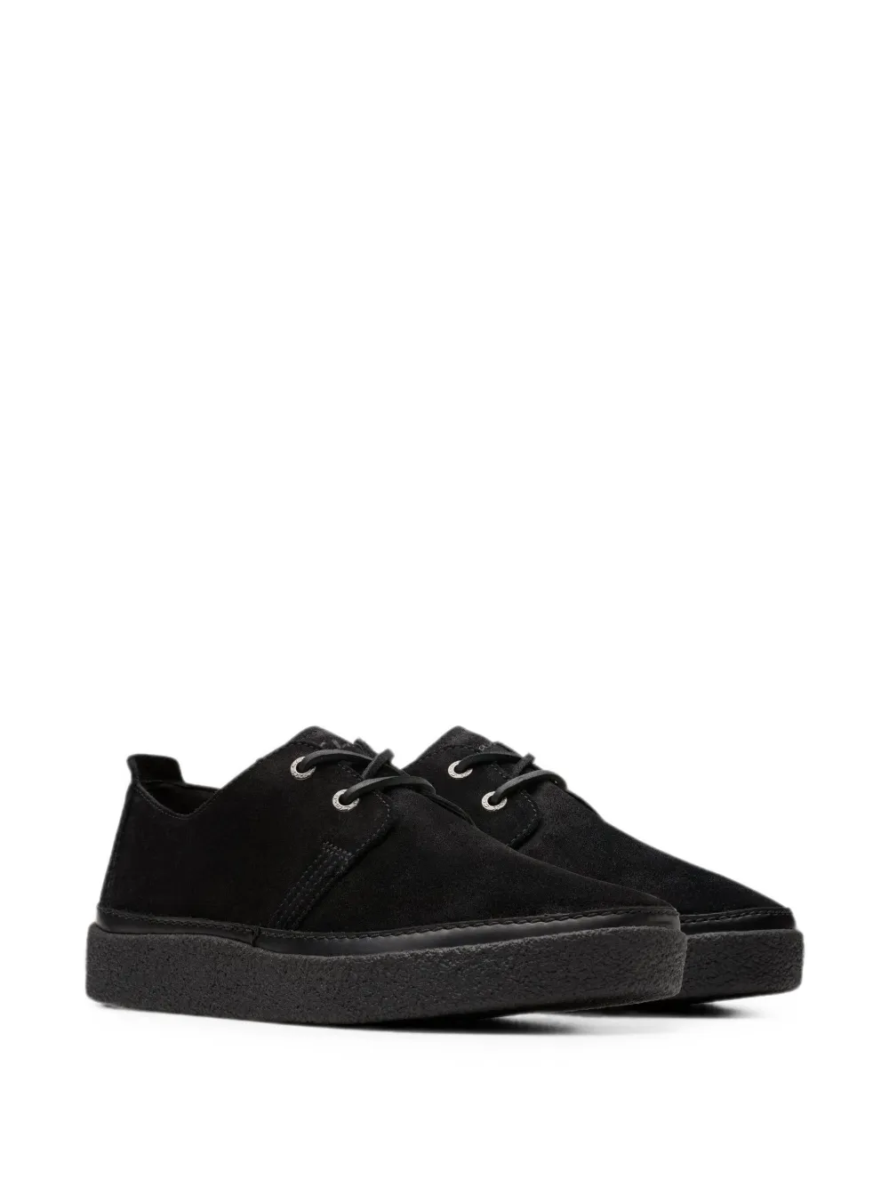 Clarks Originals Clarkwood Low suède schoenen Zwart
