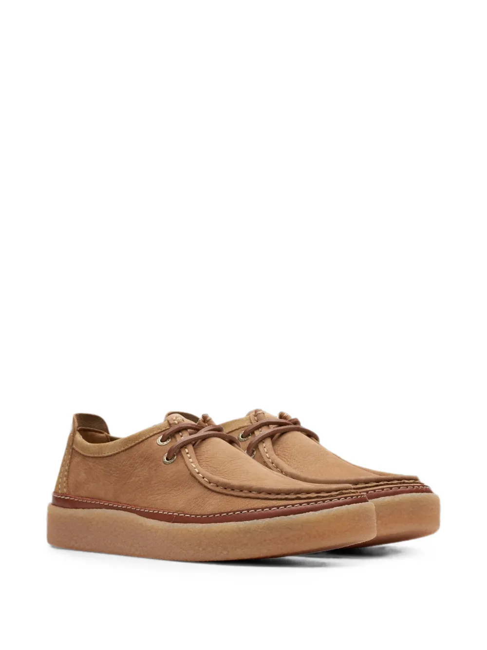 Clarks Originals Clarkwood Moc derby veterschoenen Bruin