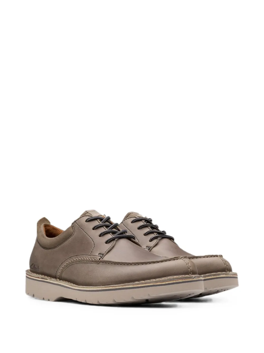 Clarks Originals Eastridge Moc leren derby schoenen Beige