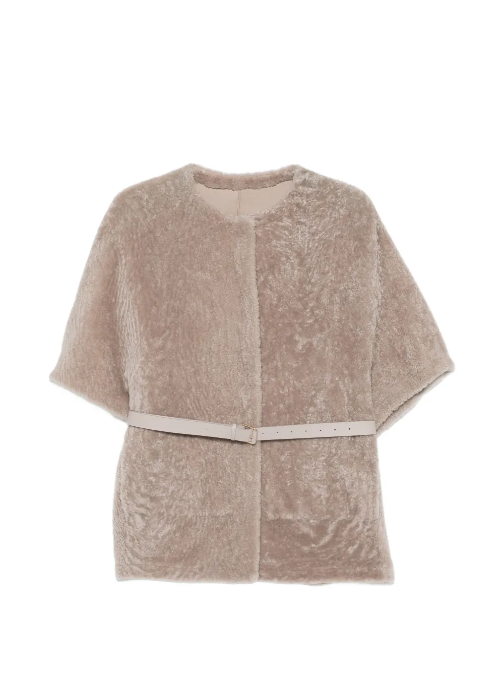 Manzoni 24 Jacke mit Gürtel - Nude