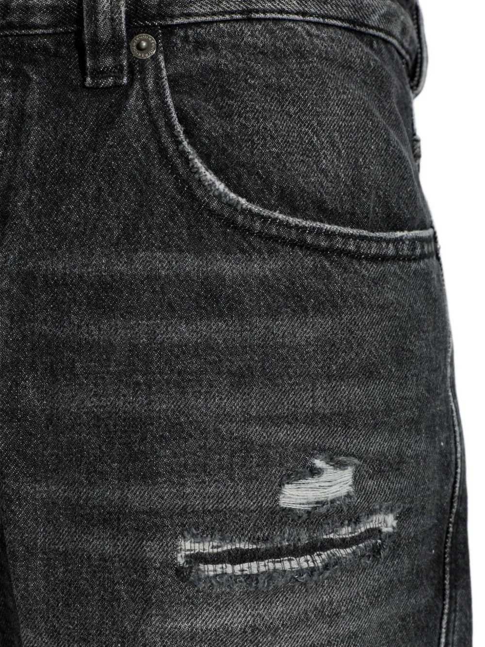Diesel 2024 D-MACS gerafelde jeans Grijs